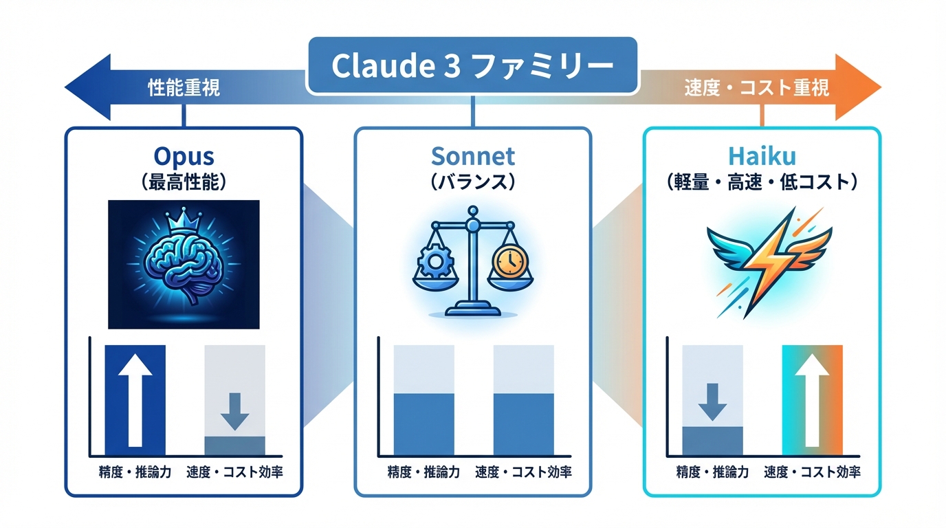 Claude3 Haikuとは？Claudeファミリーにおける位置づけ