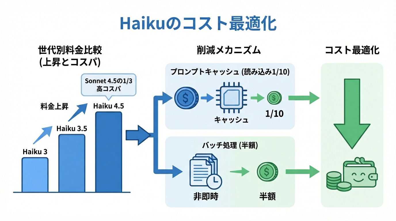 料金体系とコスト最適化の仕組み