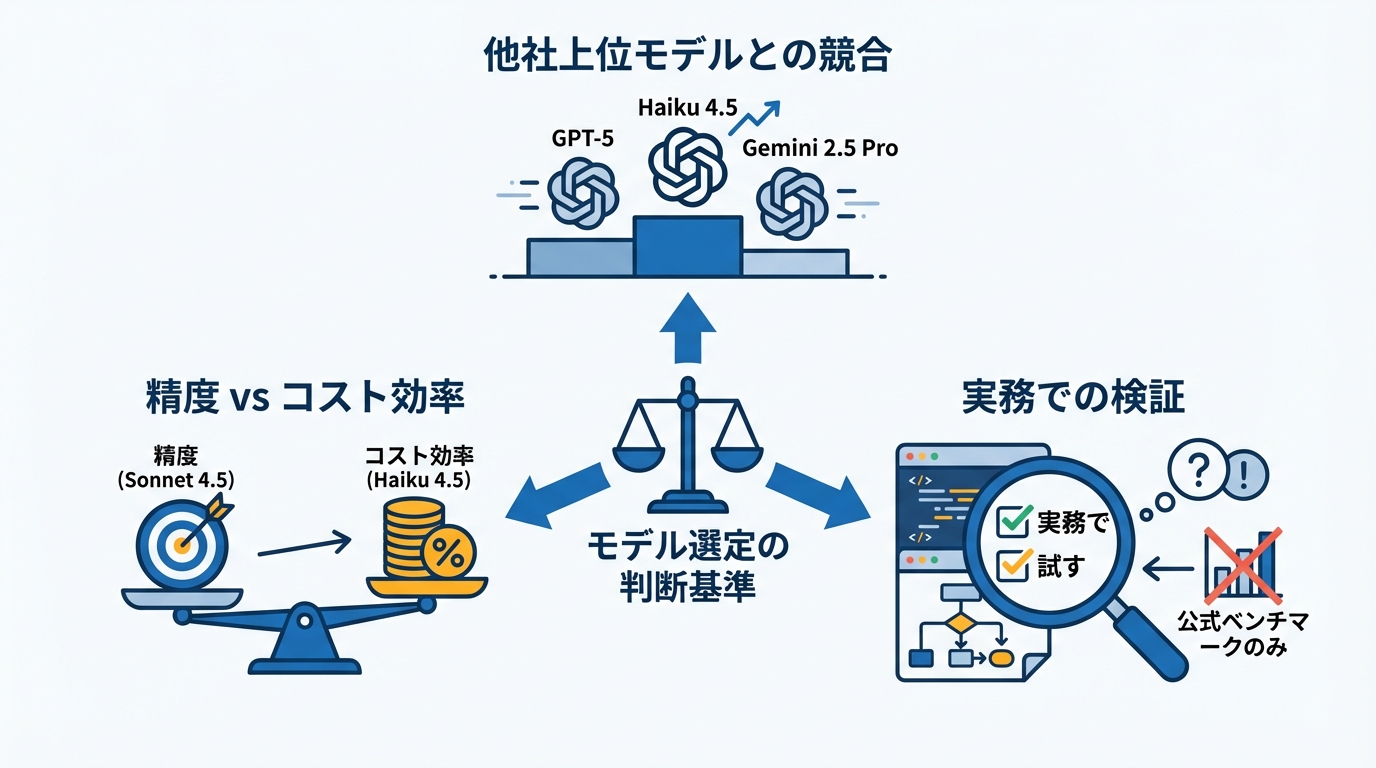 Haikuと競合モデルの比較・選び方