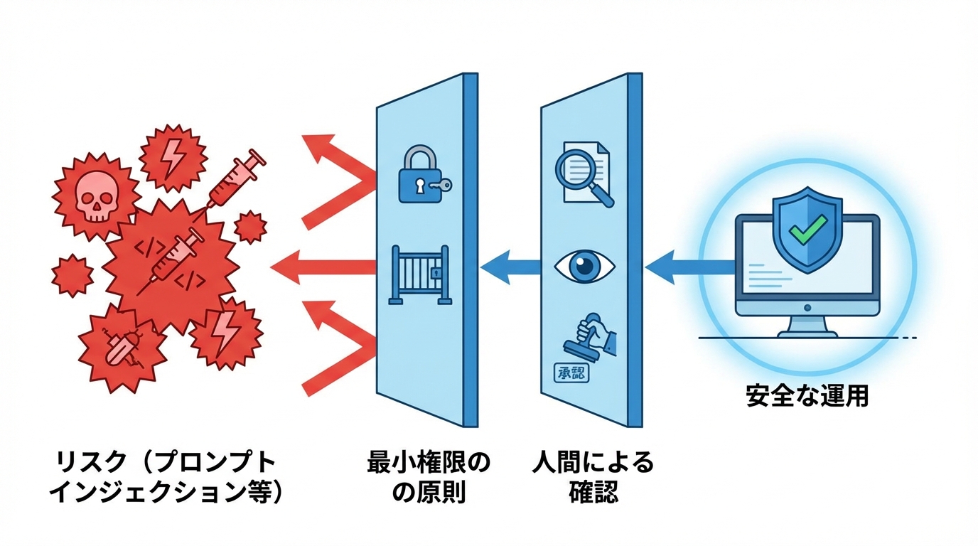 セキュリティリスクと安全に使うための注意点