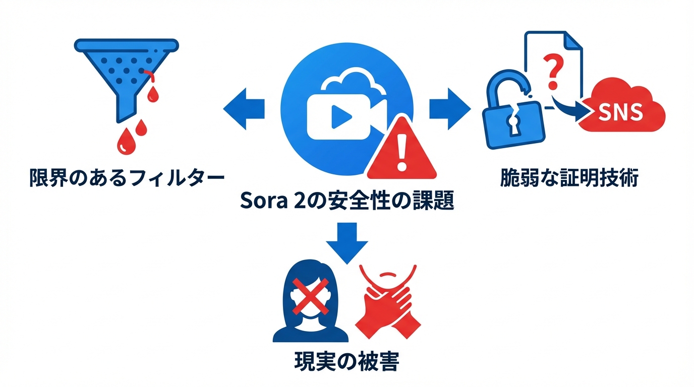 Soraが抱えていた安全性の課題