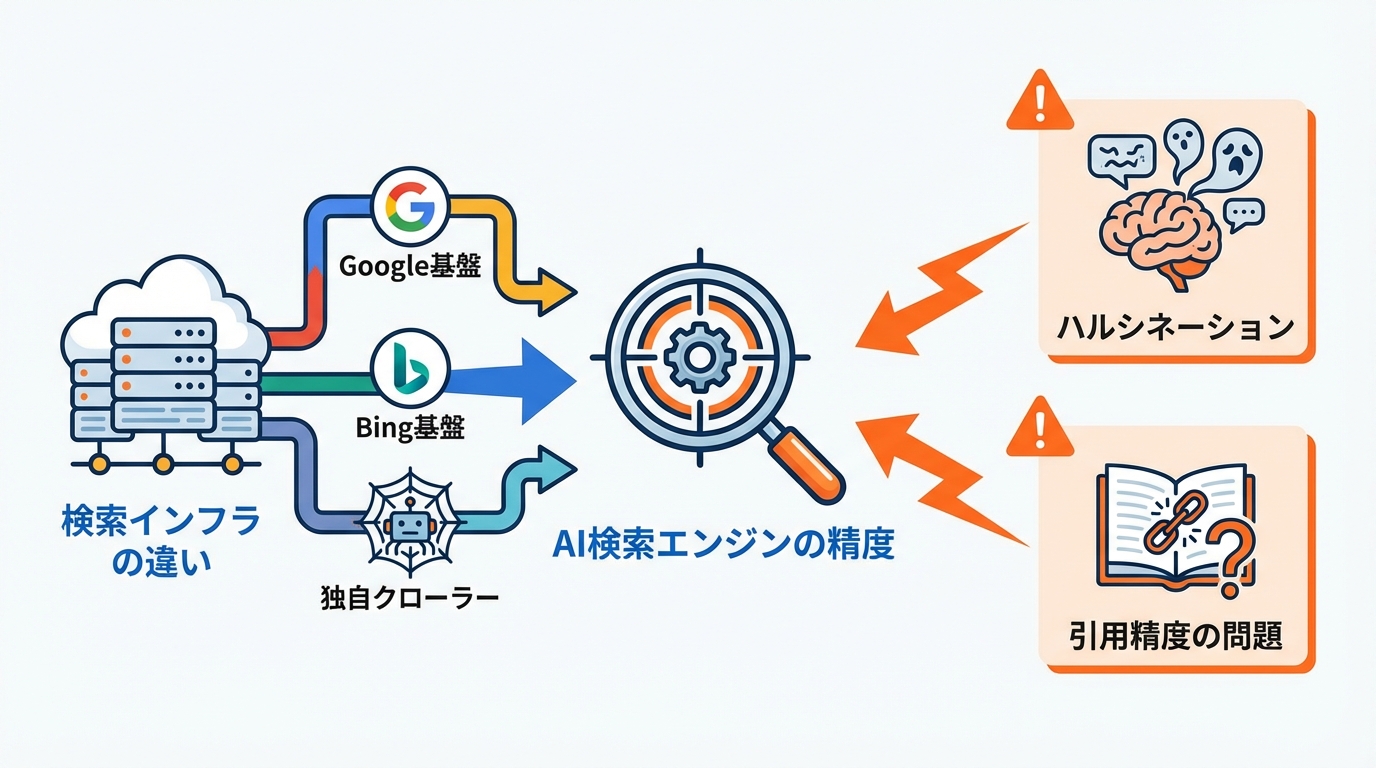 AI検索エンジンの精度を左右する要因と注意点