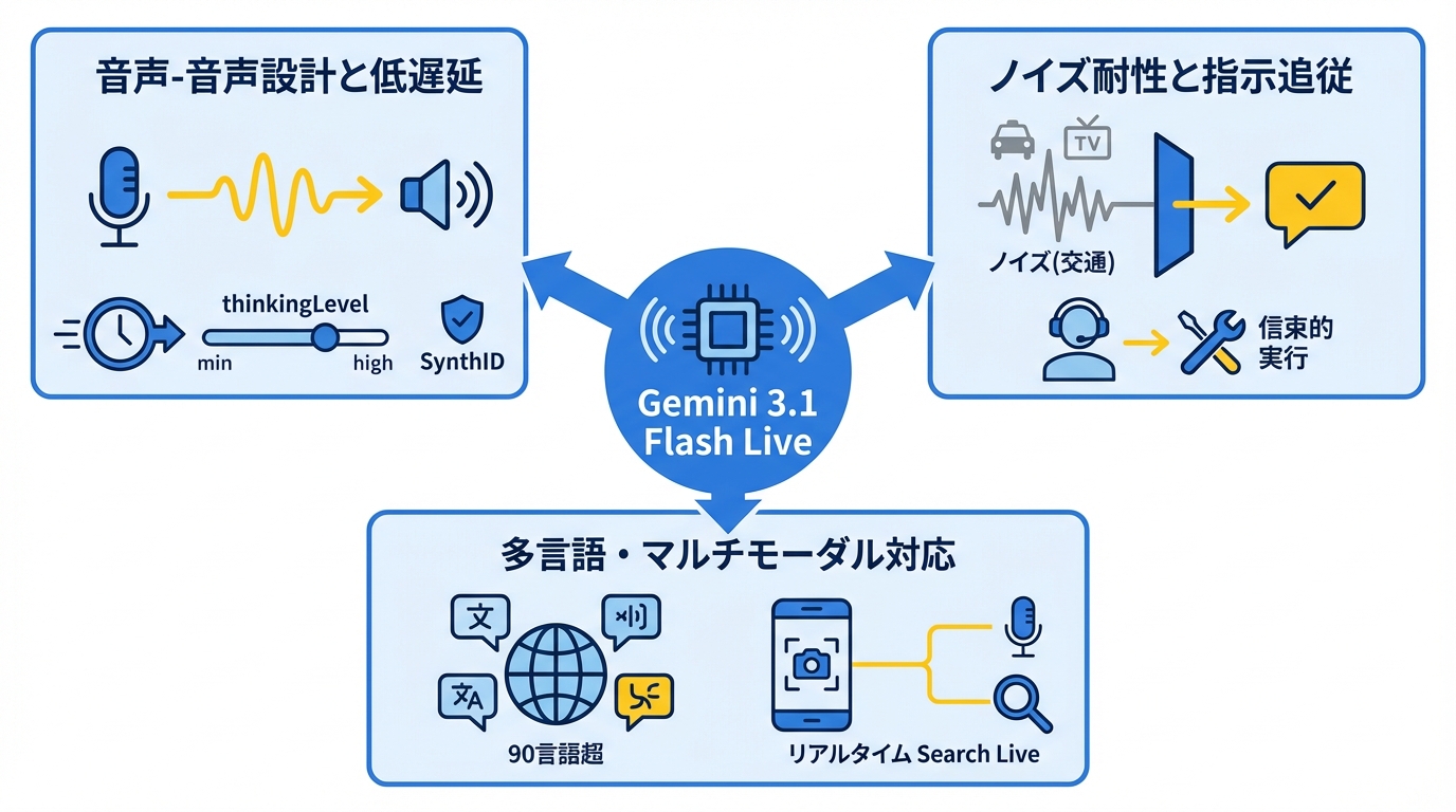 主要な技術的特徴