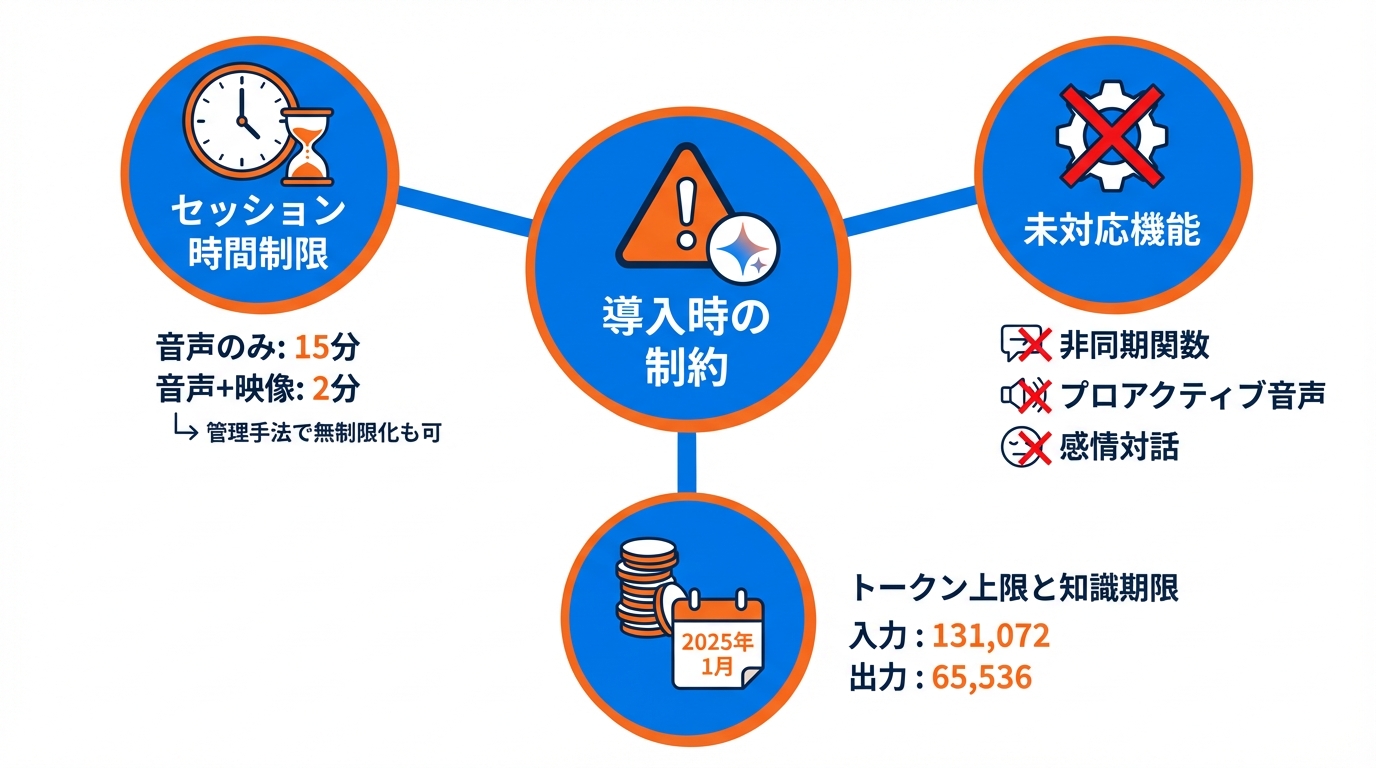 導入時の注意点と制約