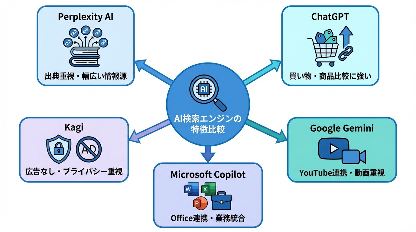 AI検索エンジンおすすめ10選