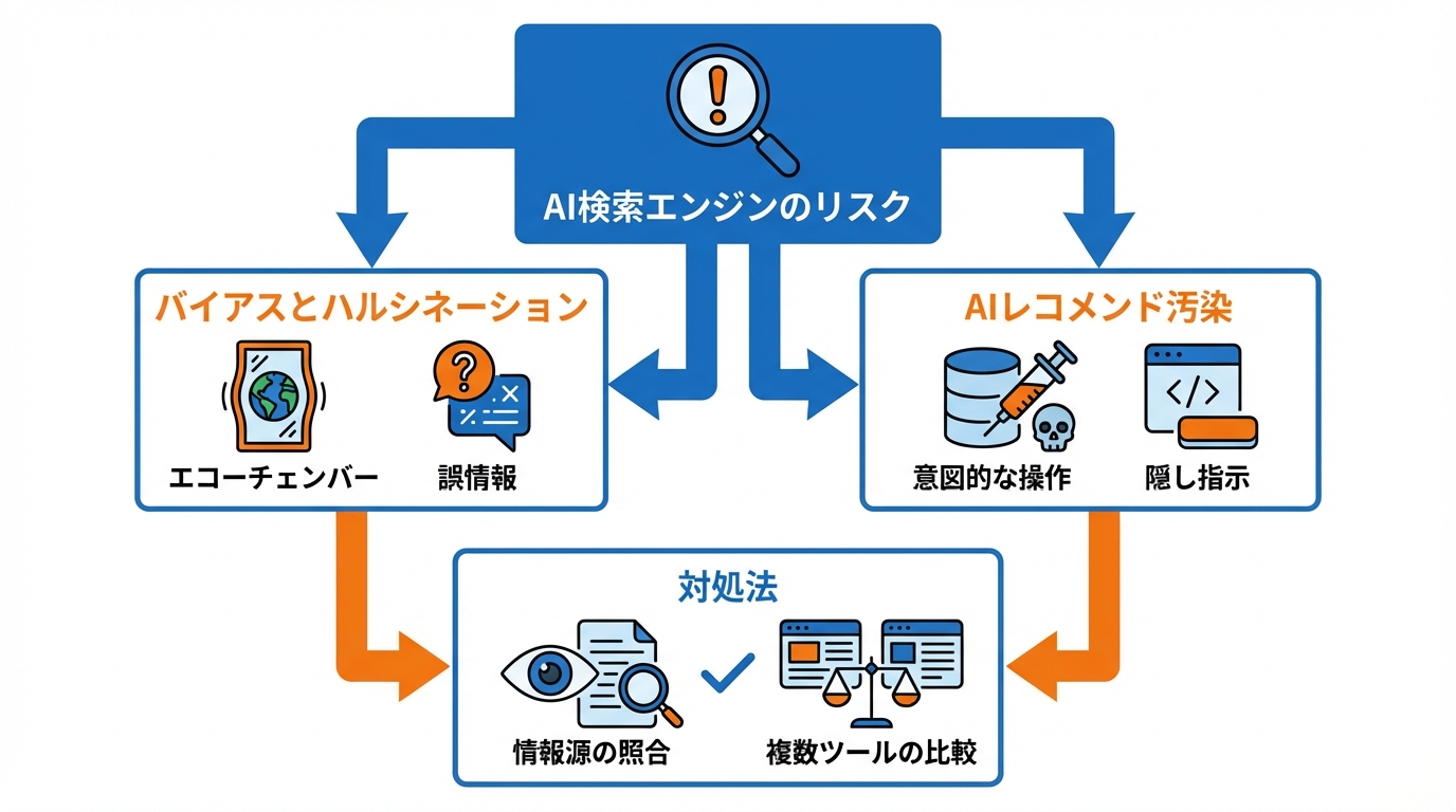 AI検索エンジン利用時の注意点
