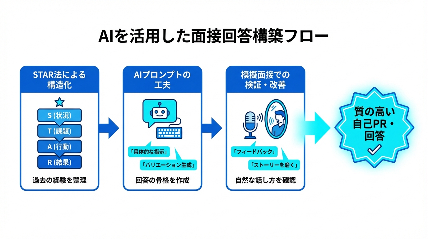 自己PR・回答のAI活用術