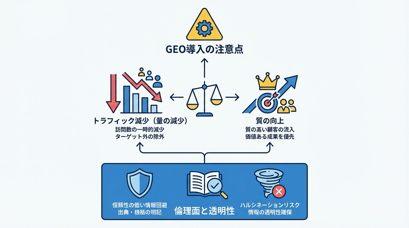 GEO導入の注意点と失敗例