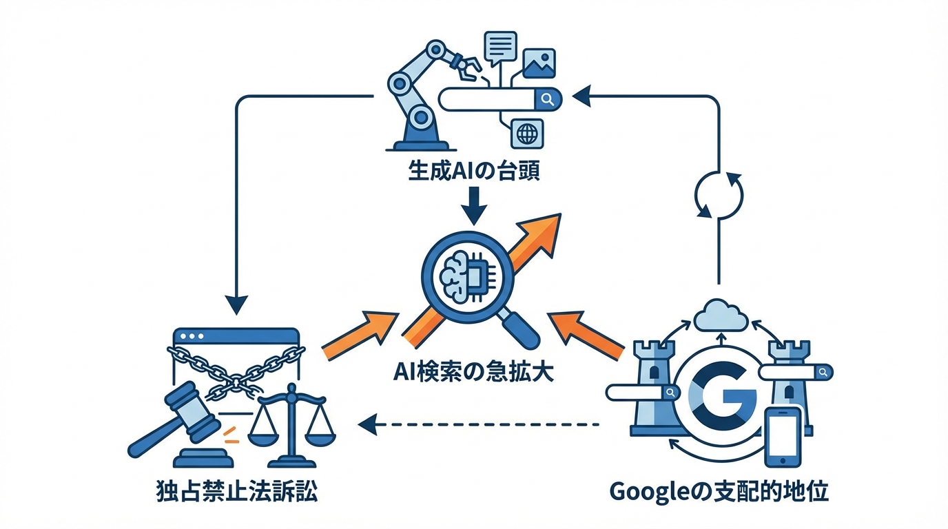 AI検索が急拡大した背景