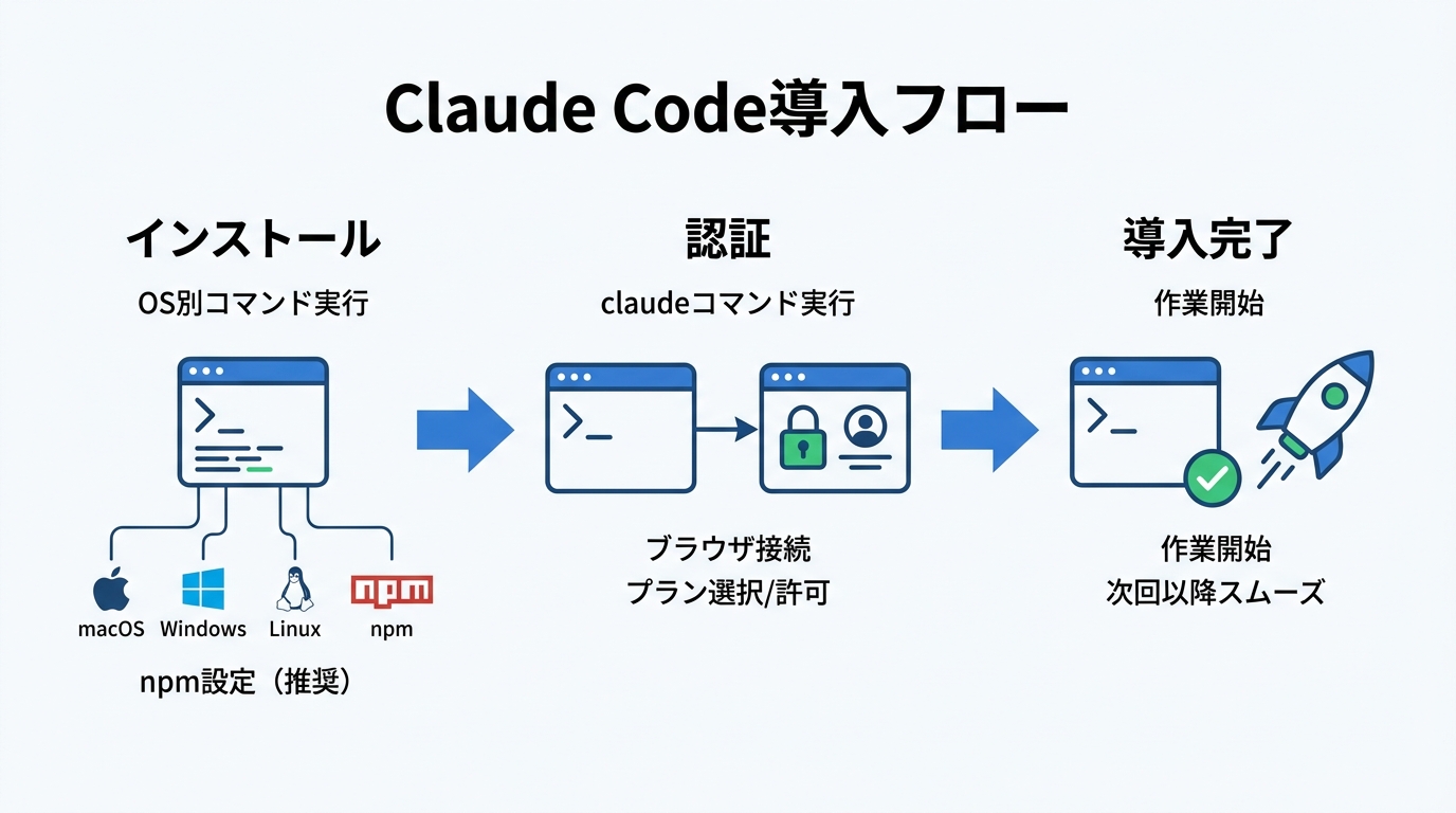 Claude Codeの導入と初期設定