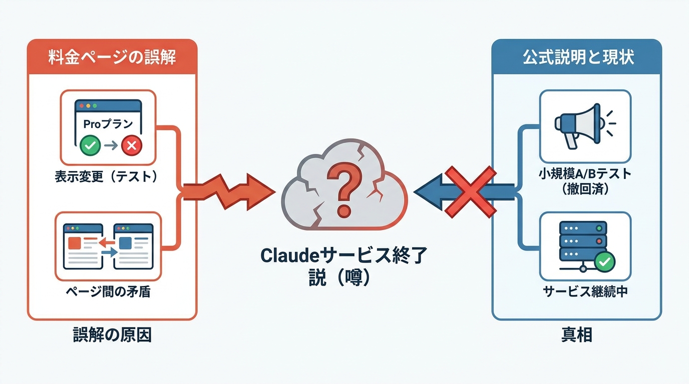 Claudeサービス終了説の真相