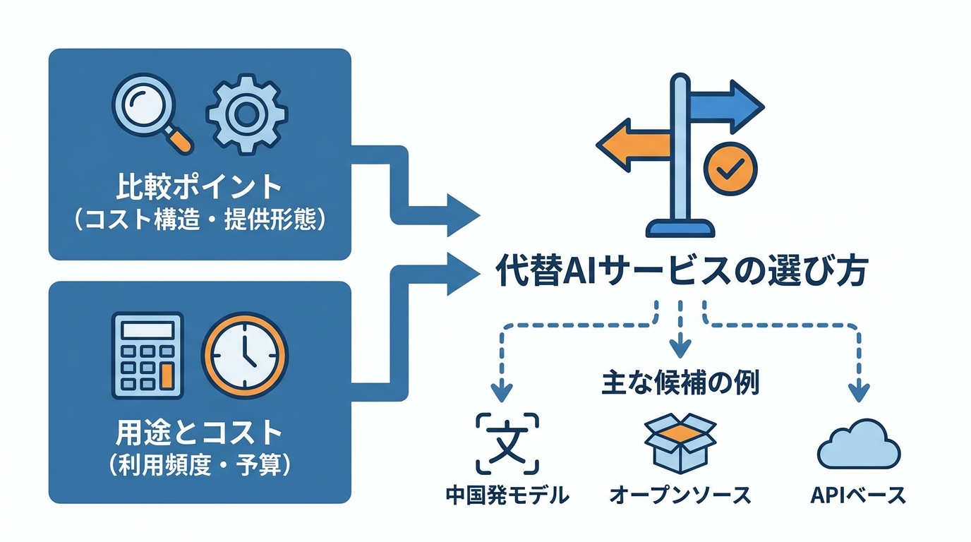 代替AIサービスの比較と選び方