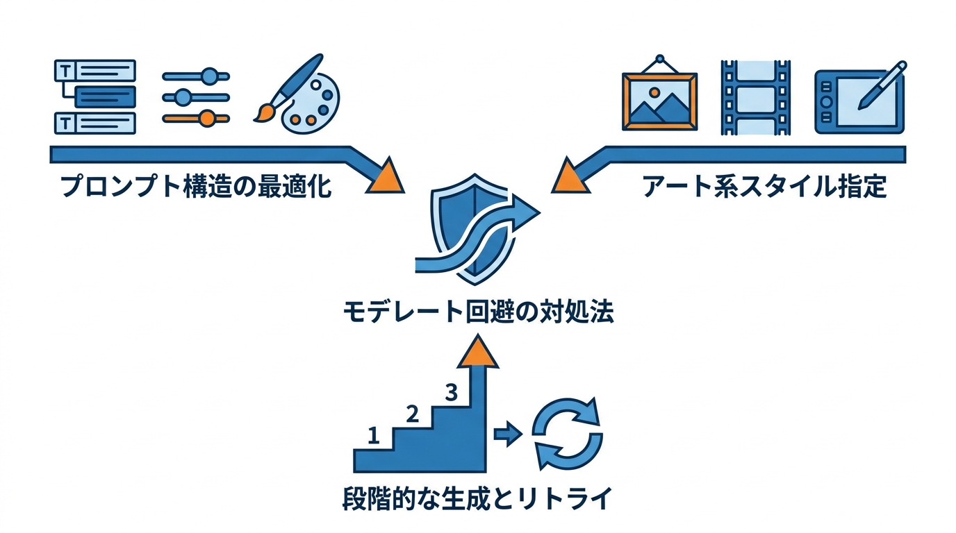 モデレートを回避する実践的対処法