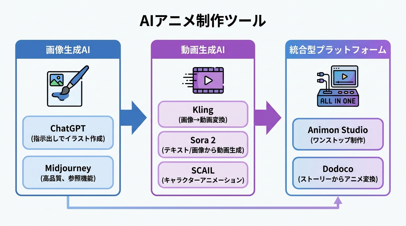 主要ツールの種類と特徴