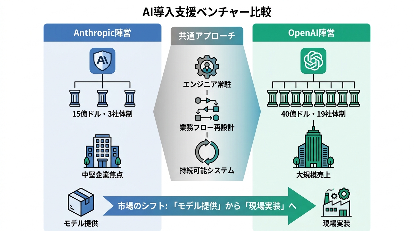Anthropic類似ベンチャーとの比較