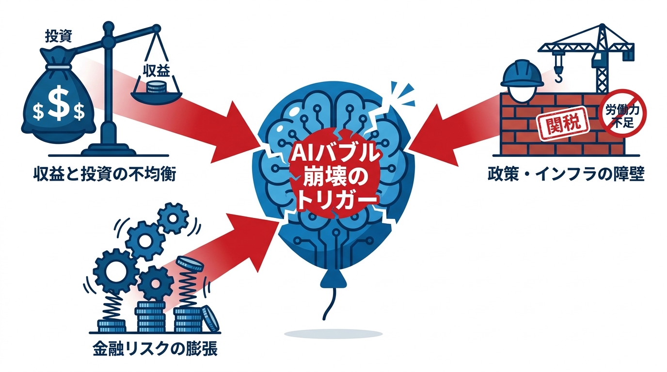 崩壊を引き起こすトリガー