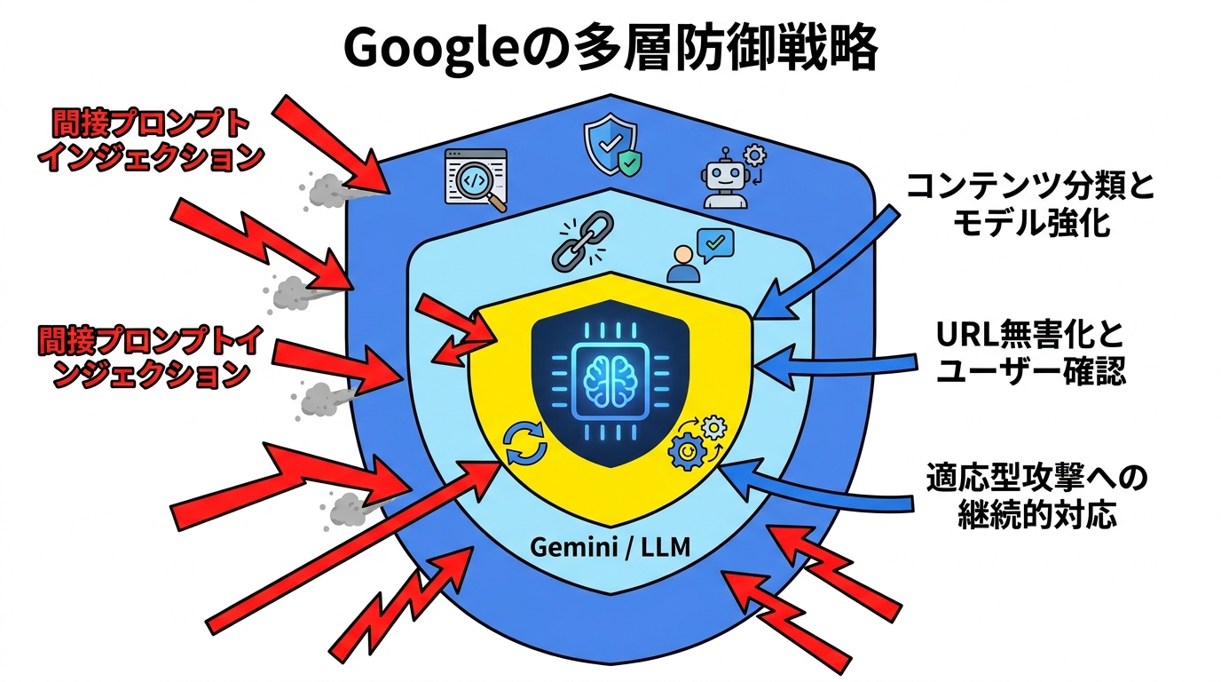 Googleの多層防御戦略
