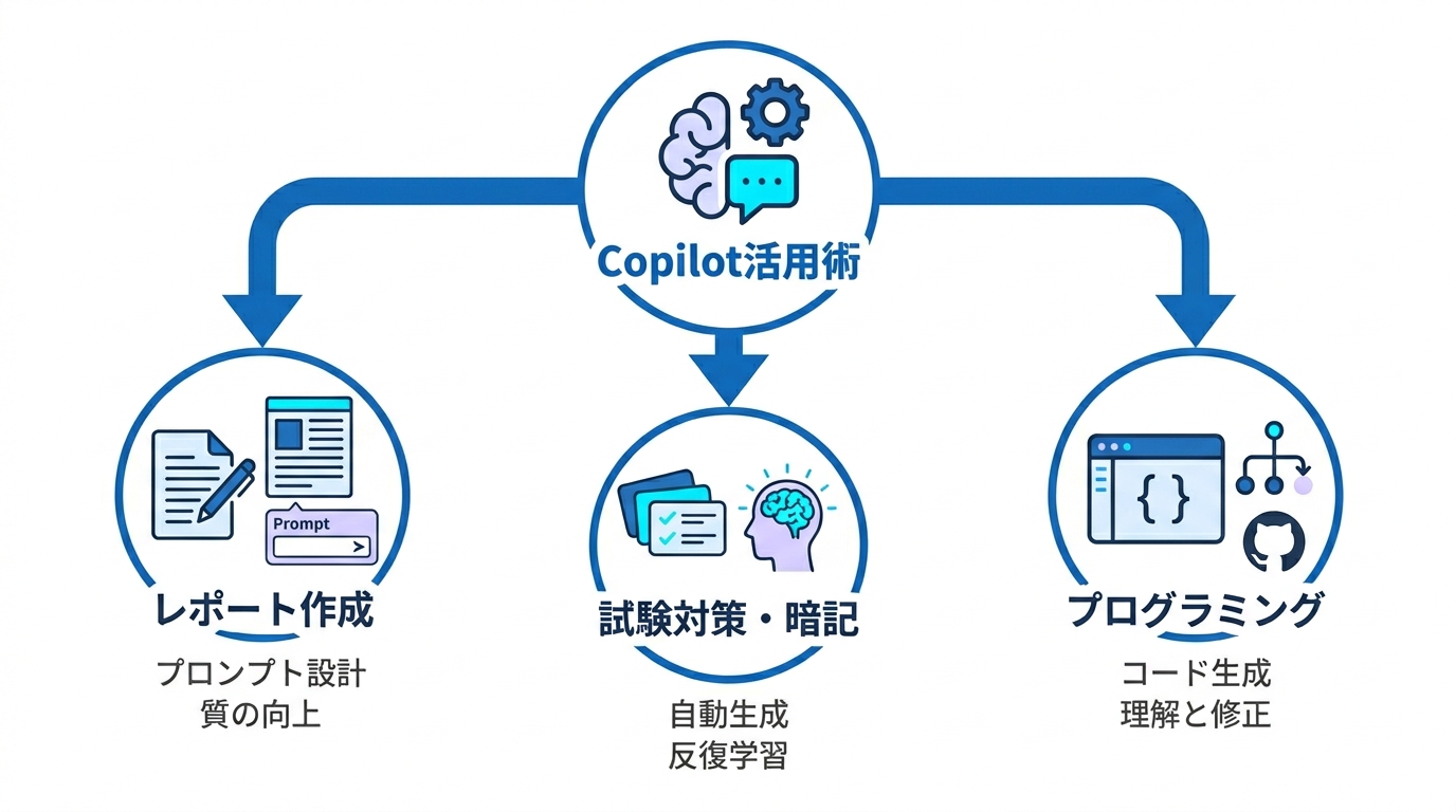 レポート・試験対策での活用術