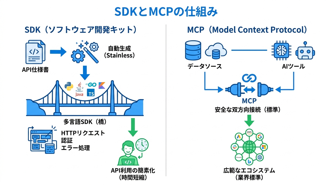 SDKとMCPの仕組み