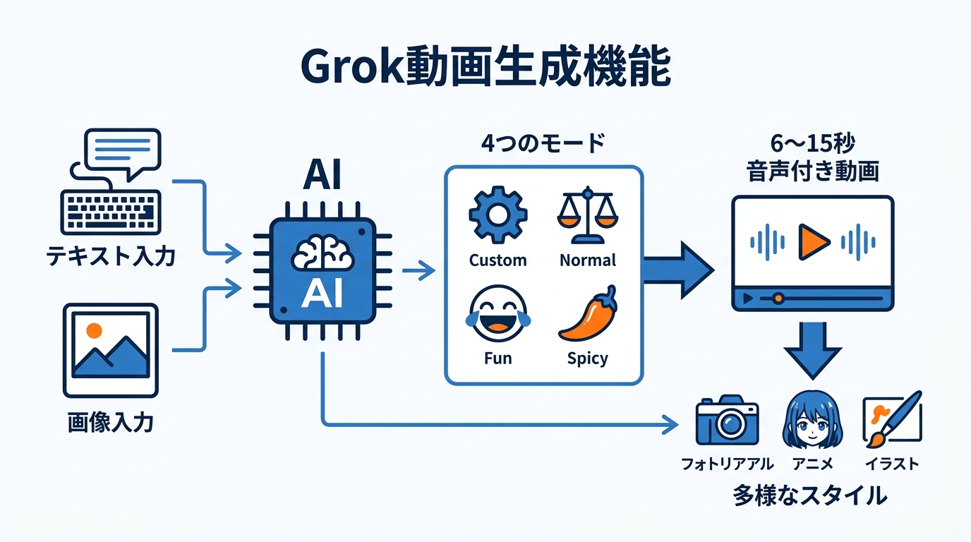 Grok動画生成機能の概要