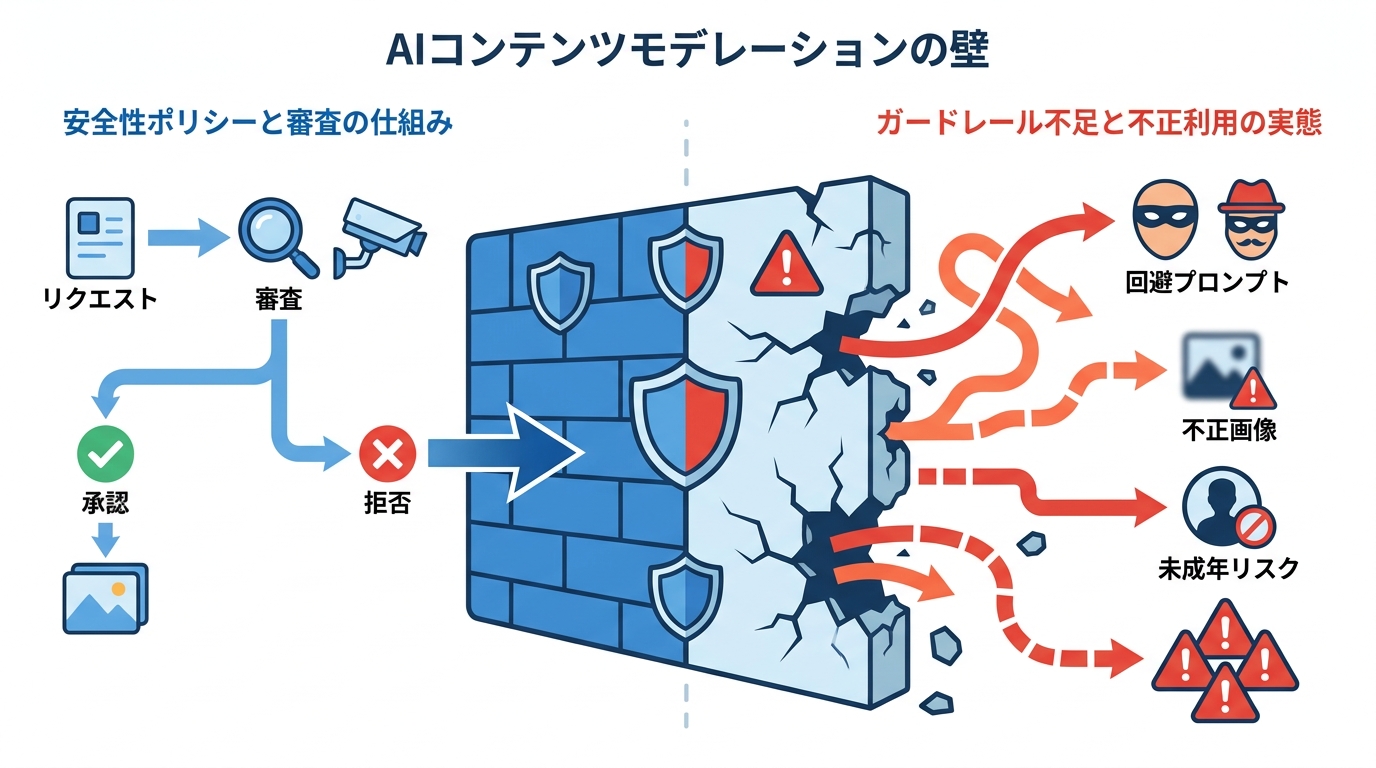 コンテンツモデレーションの壁
