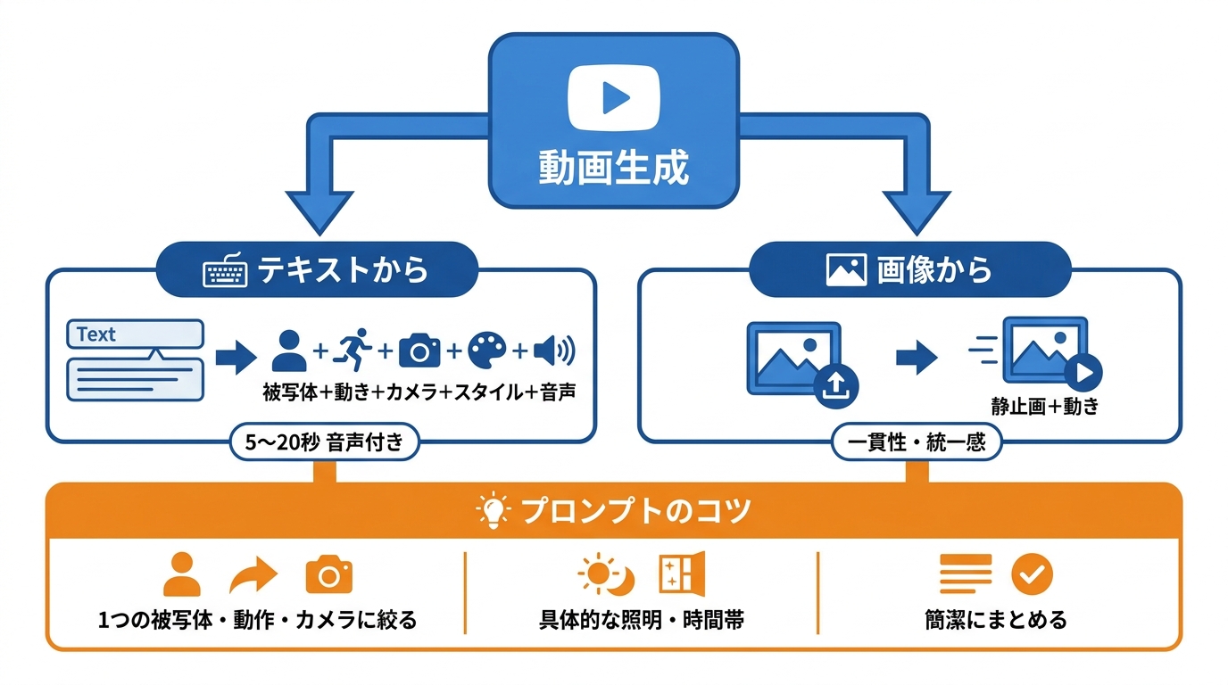 動画生成の使い方