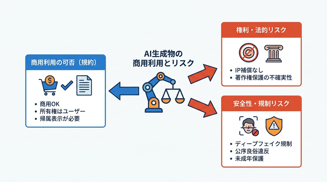 商用利用の可否と法的注意点