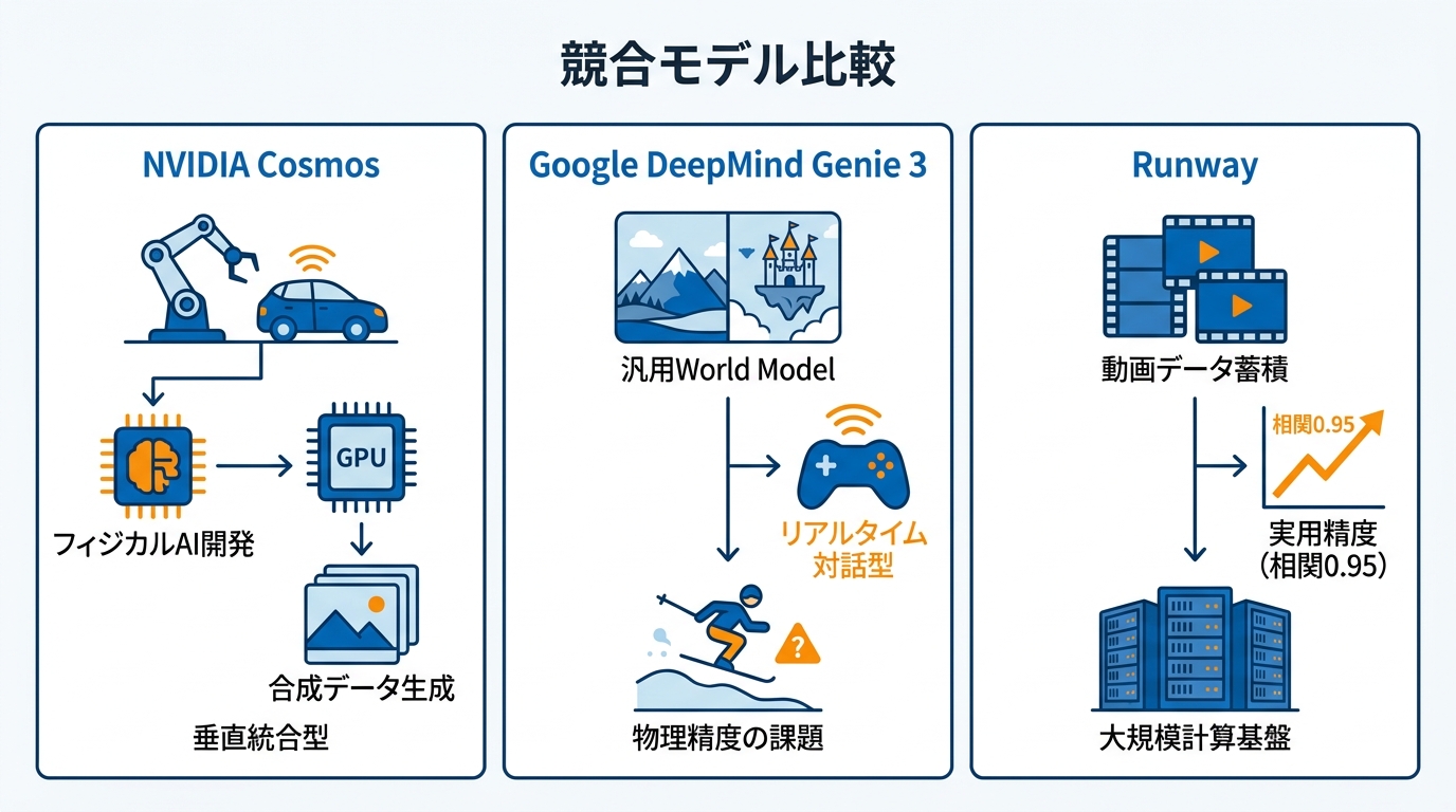 競合モデルとの比較