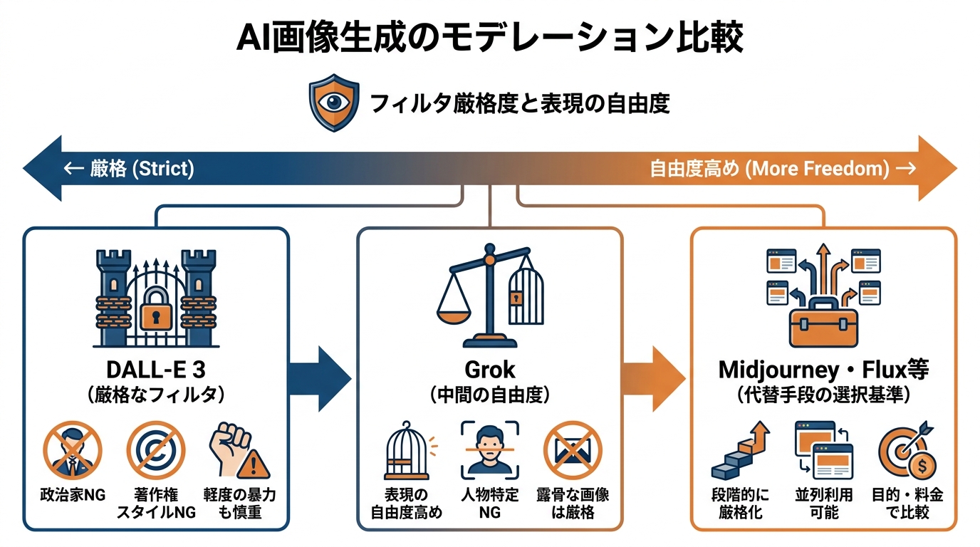 他のAI画像生成との比較
