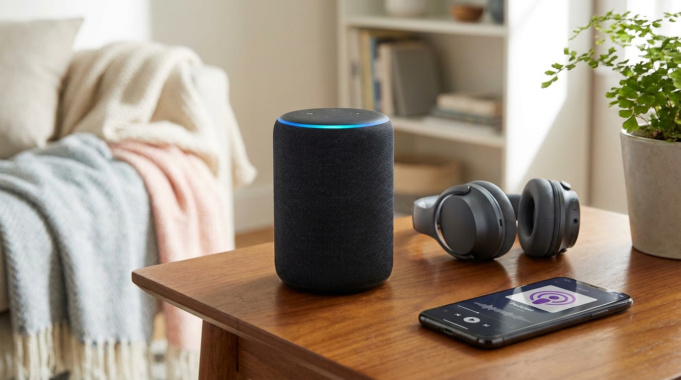 AI自動生成で副業最前線!ブルーオーシャンなAlexa Podcasts活用術