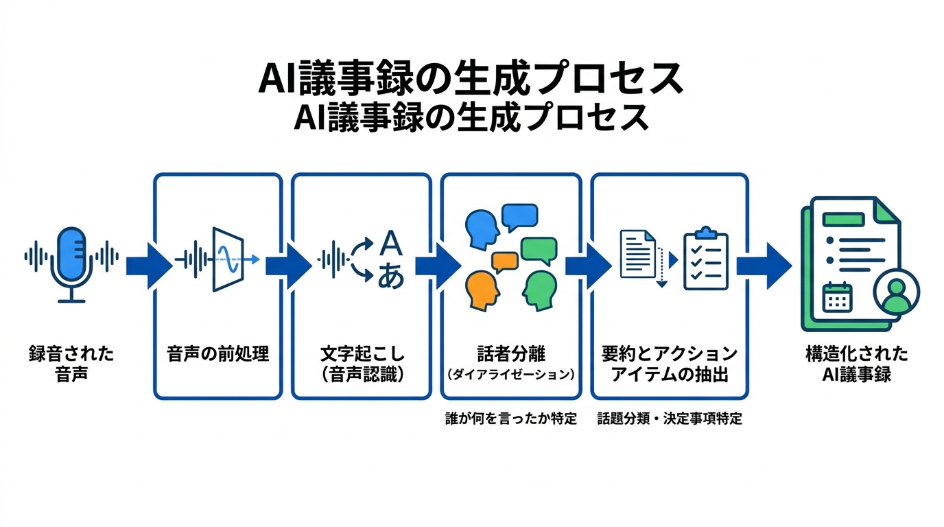AI議事録の仕組みと基本構造