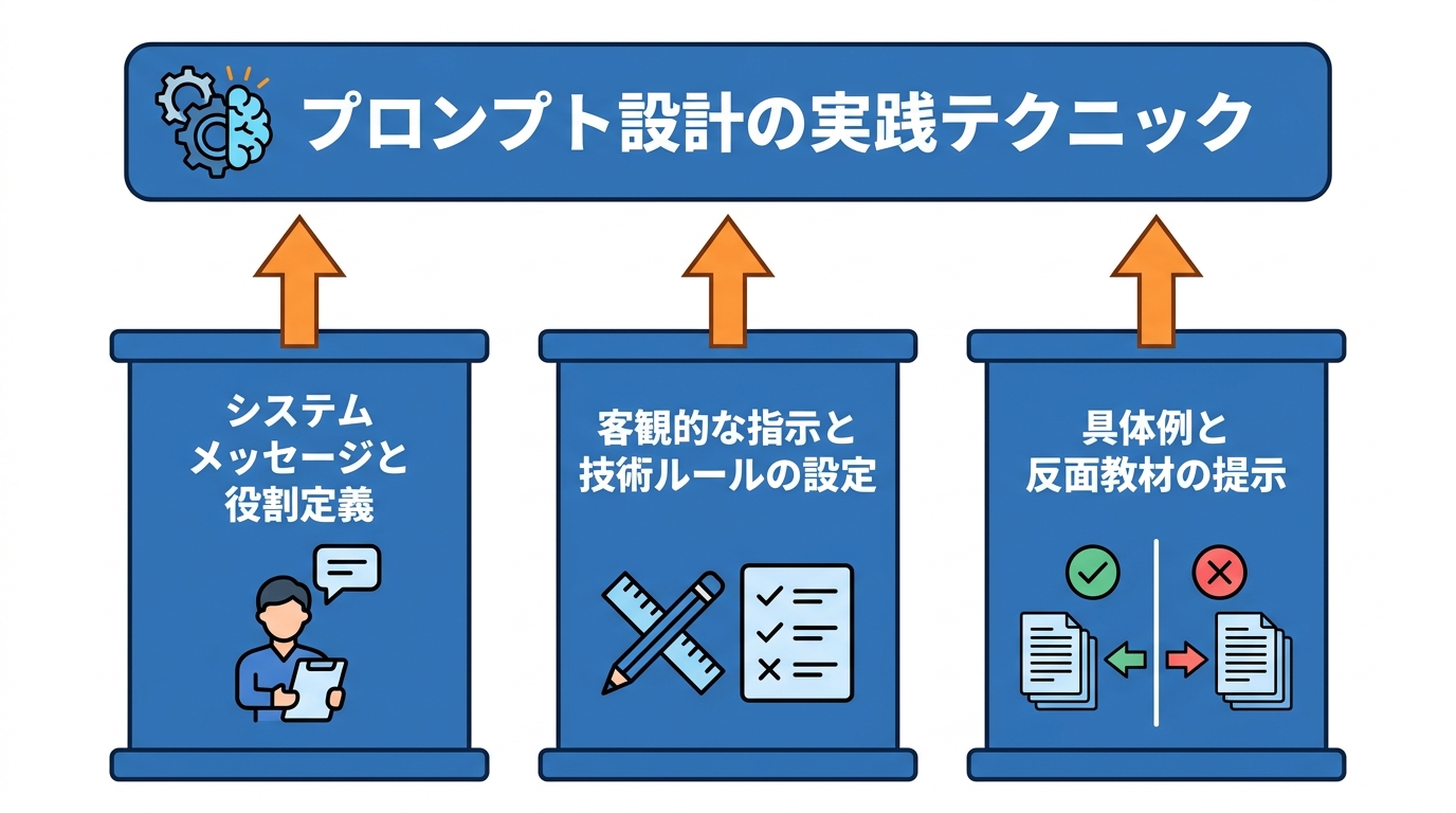 プロンプト設計の実践テクニック