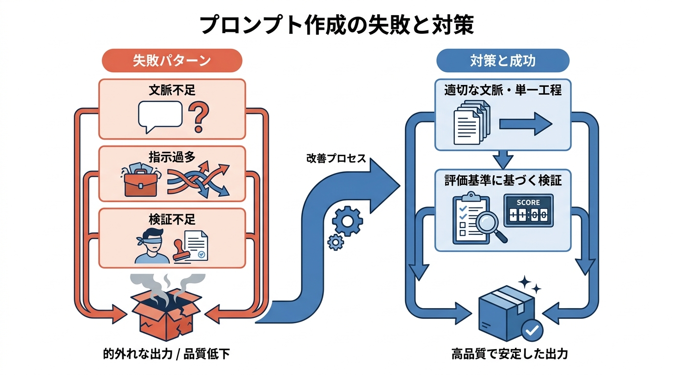 よくある失敗パターンと対策