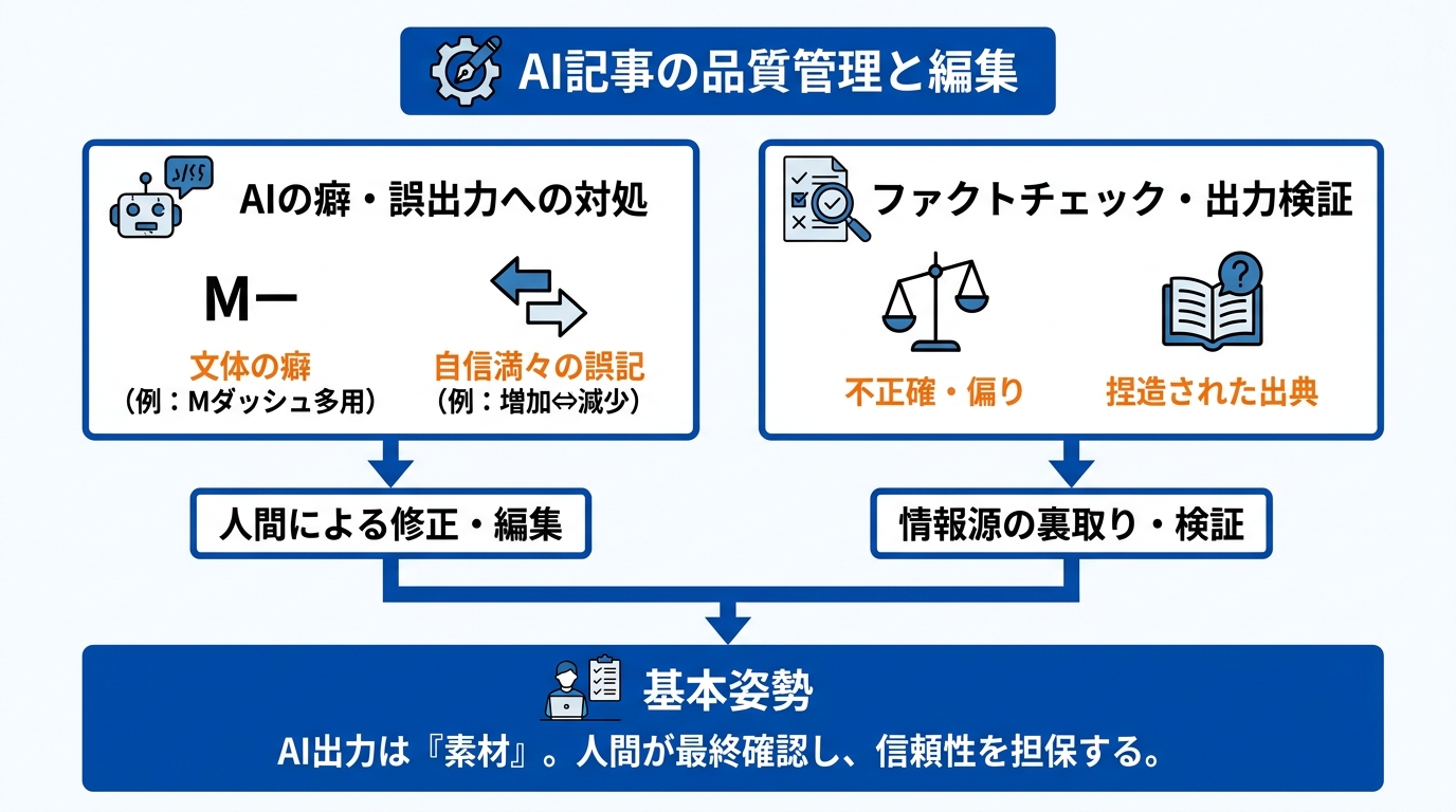 品質管理と編集のテクニック