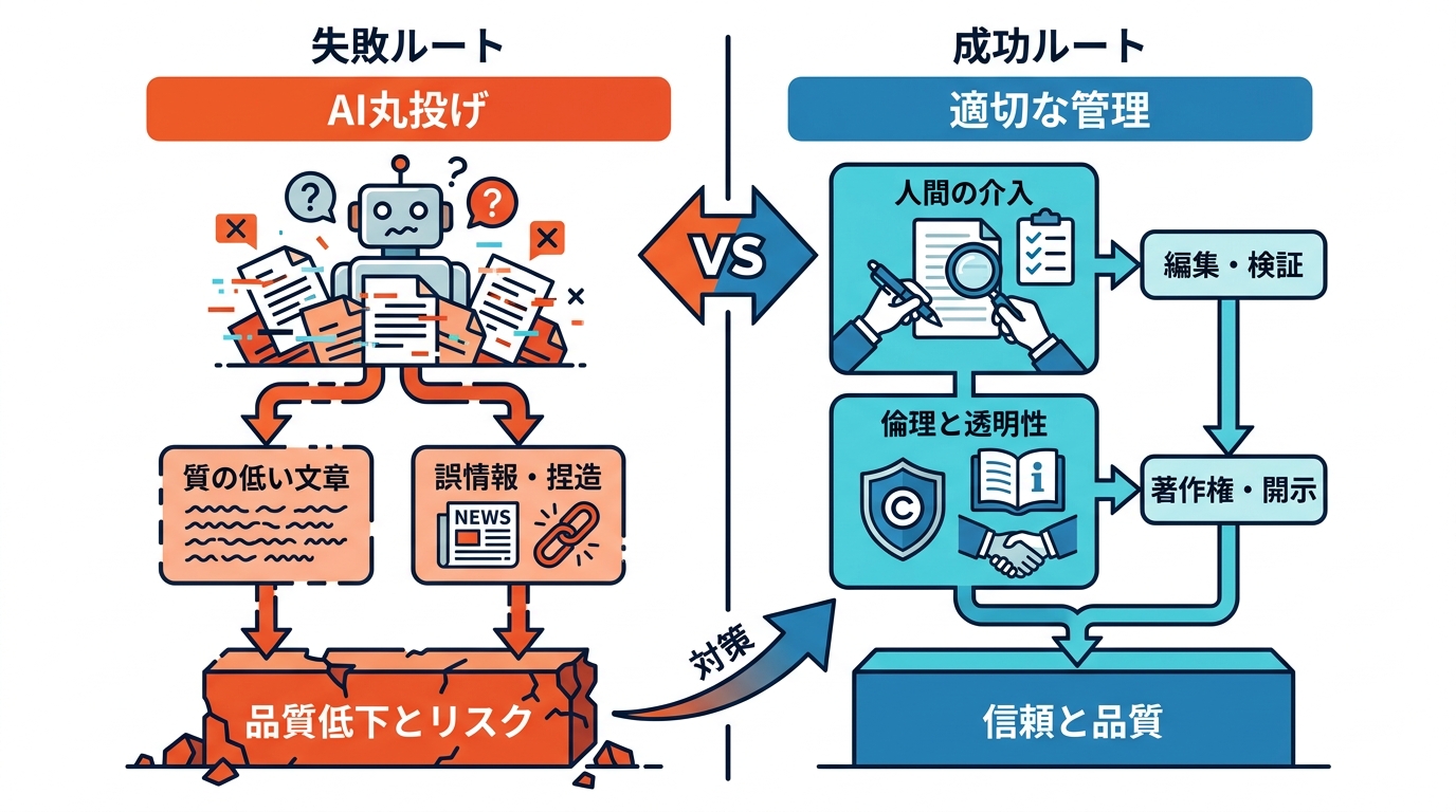 失敗例と注意点