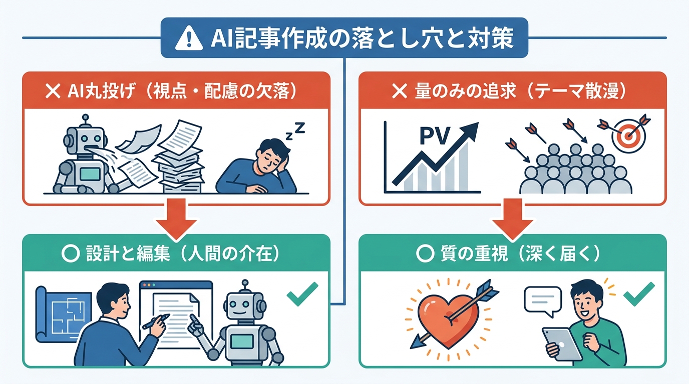 失敗例と注意点
