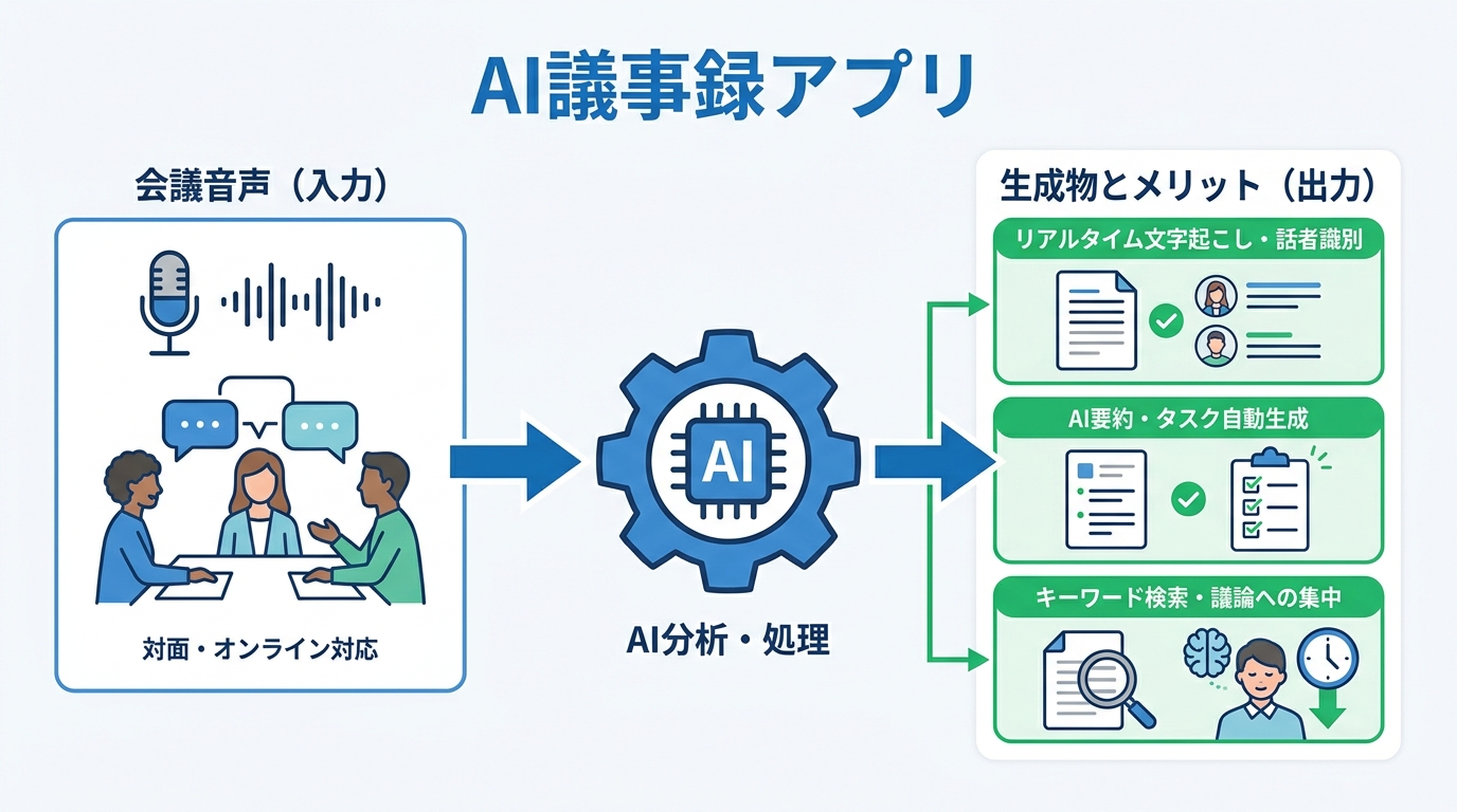 AI議事録アプリとは