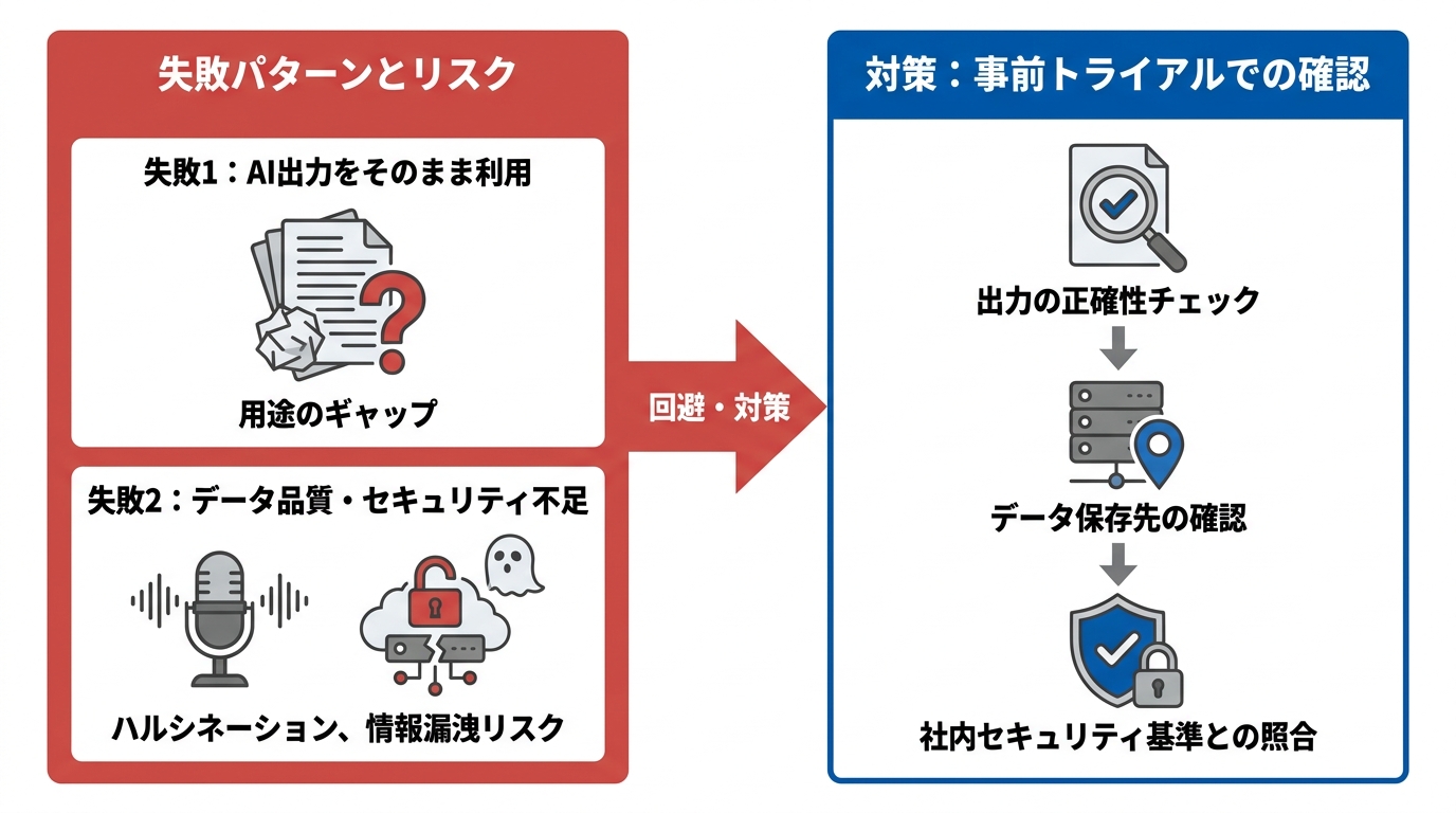導入時の失敗パターンと注意点