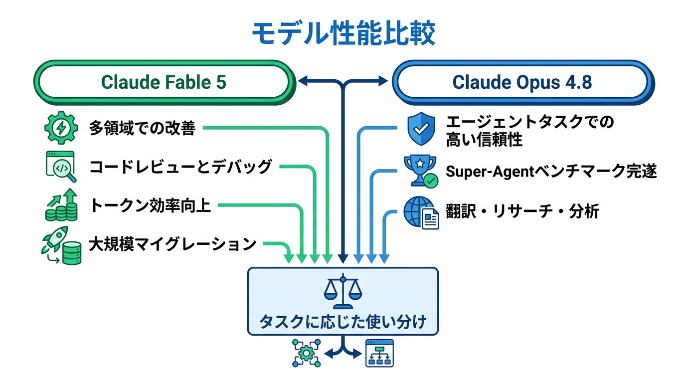 従来モデルとの性能比較