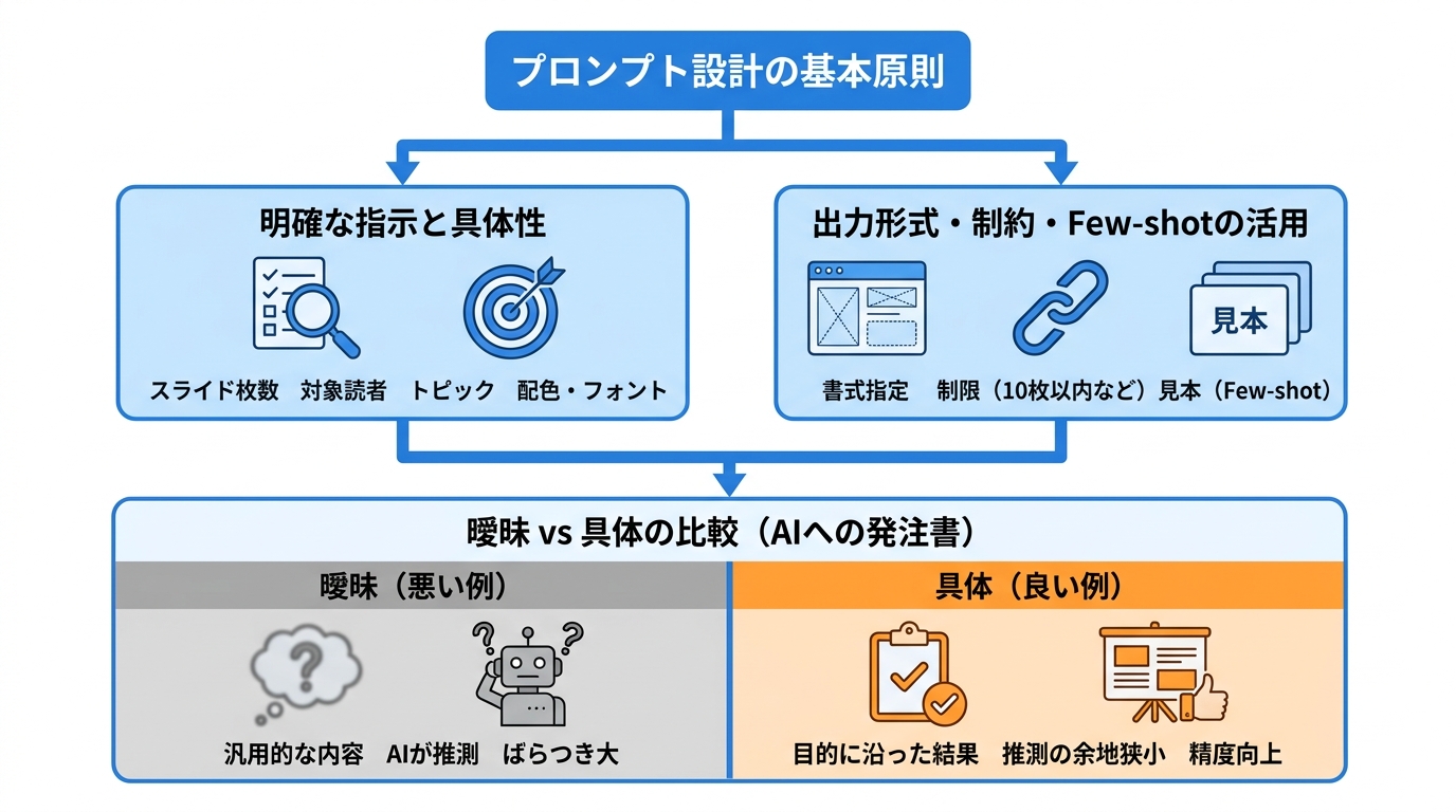 プロンプト設計の基本原則