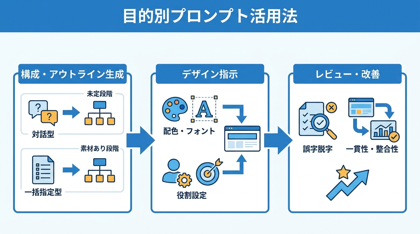 目的別プロンプトテンプレート集