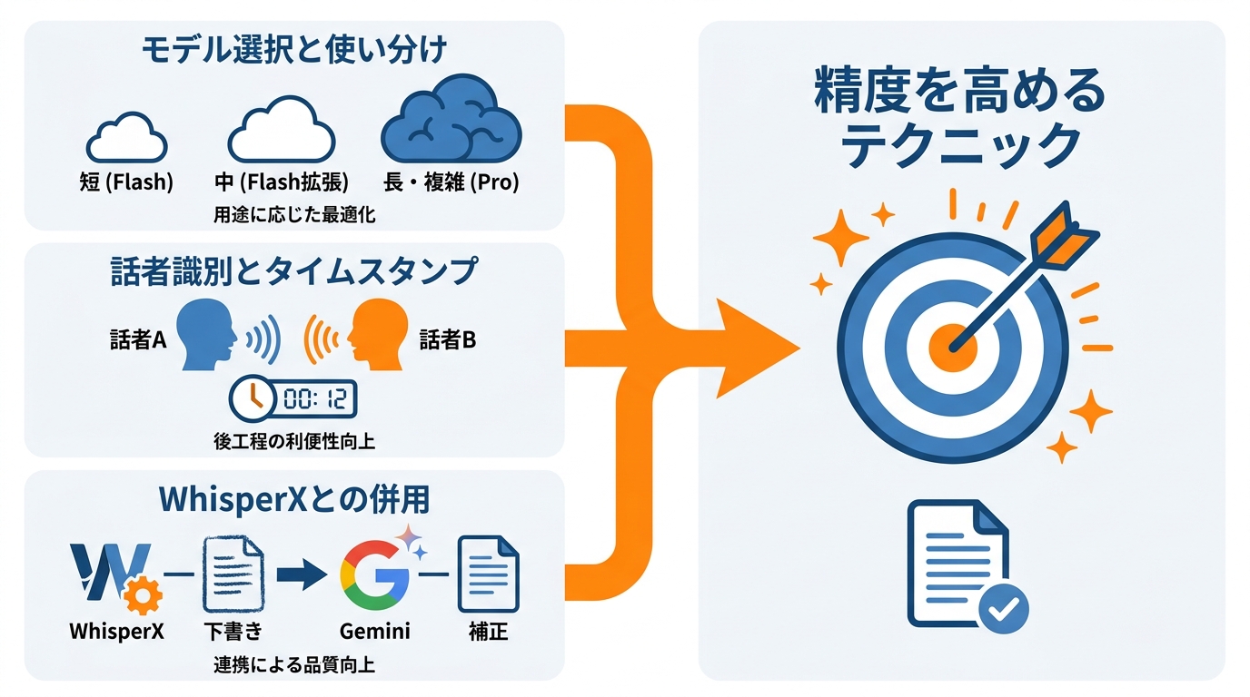 精度を高めるテクニック