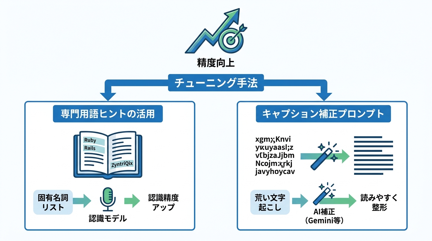 精度を上げるチューニング手法