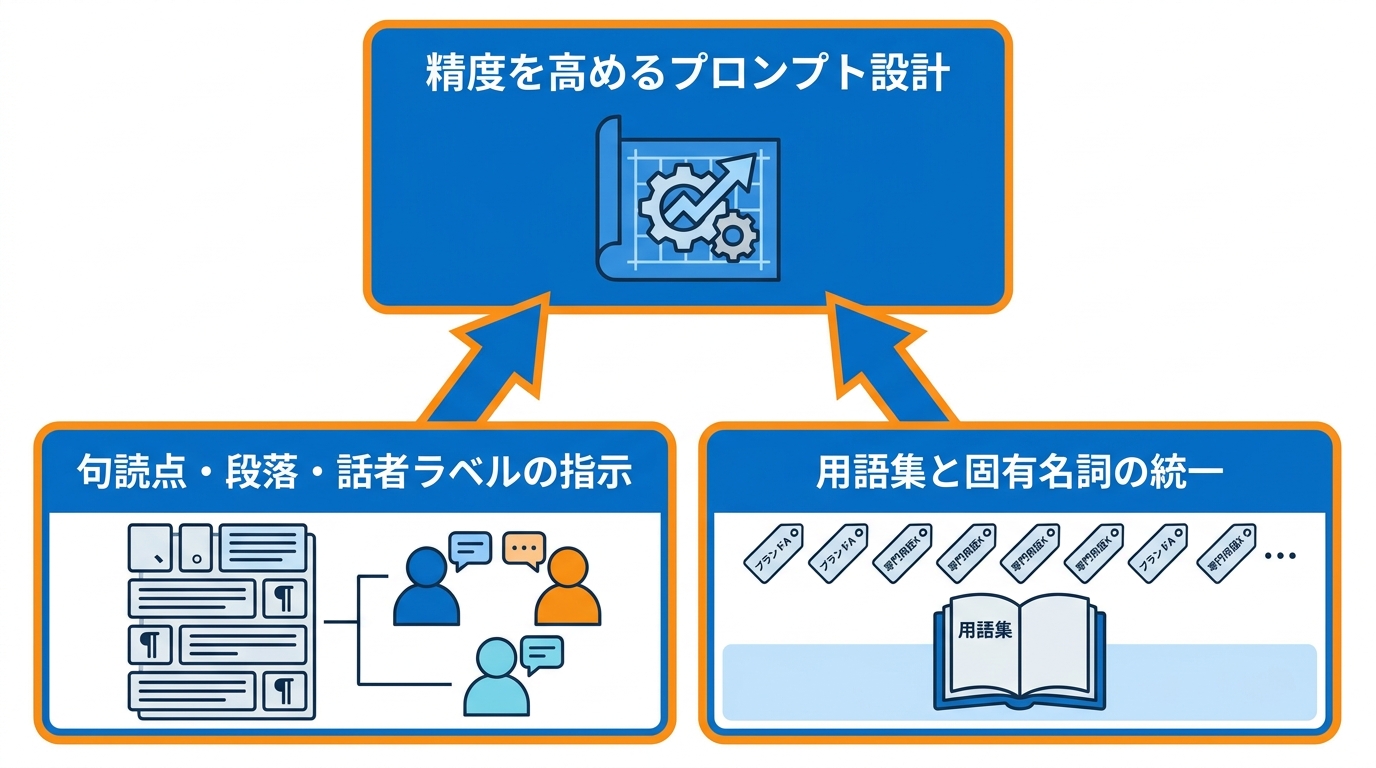 精度を高めるプロンプト設計