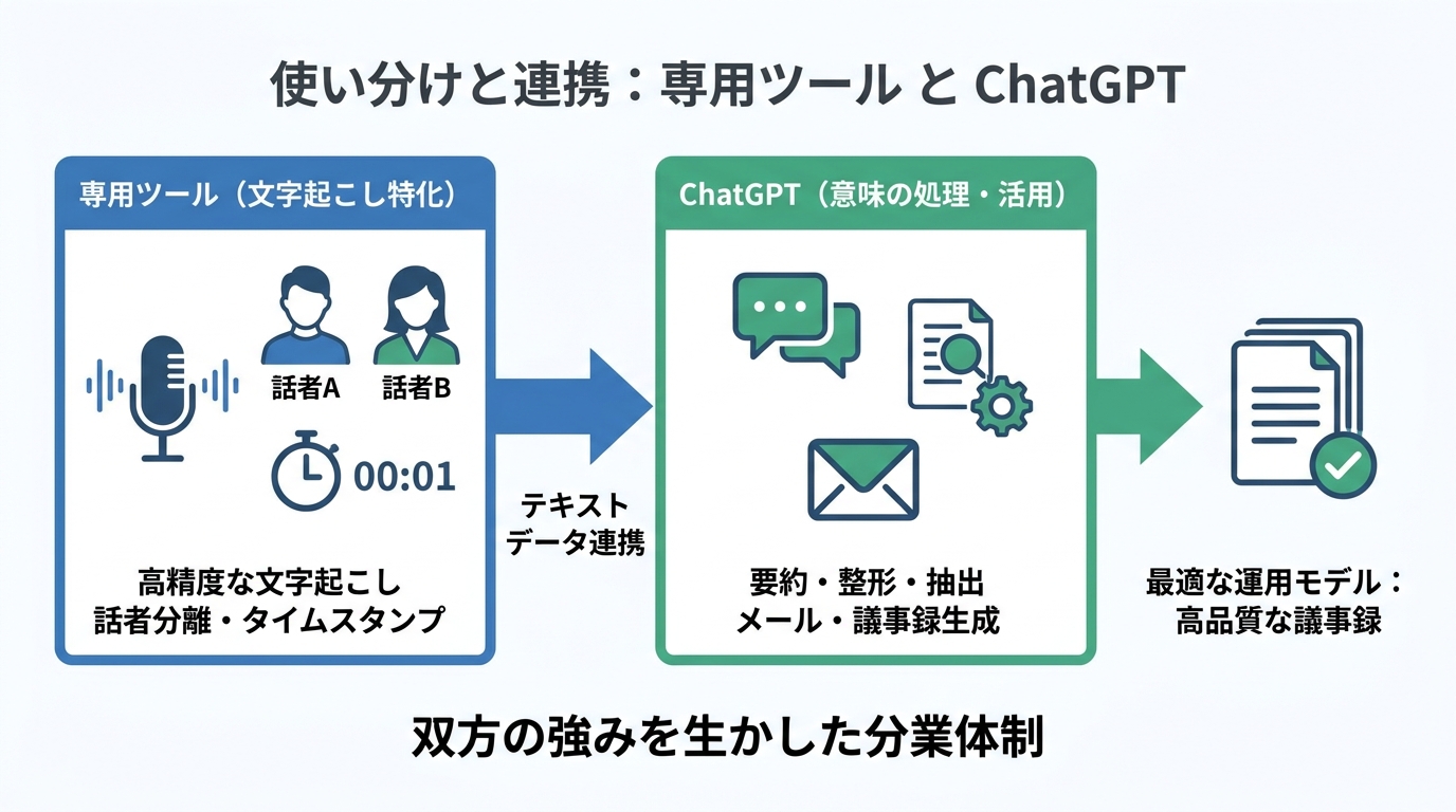 専用ツールとの比較・使い分け