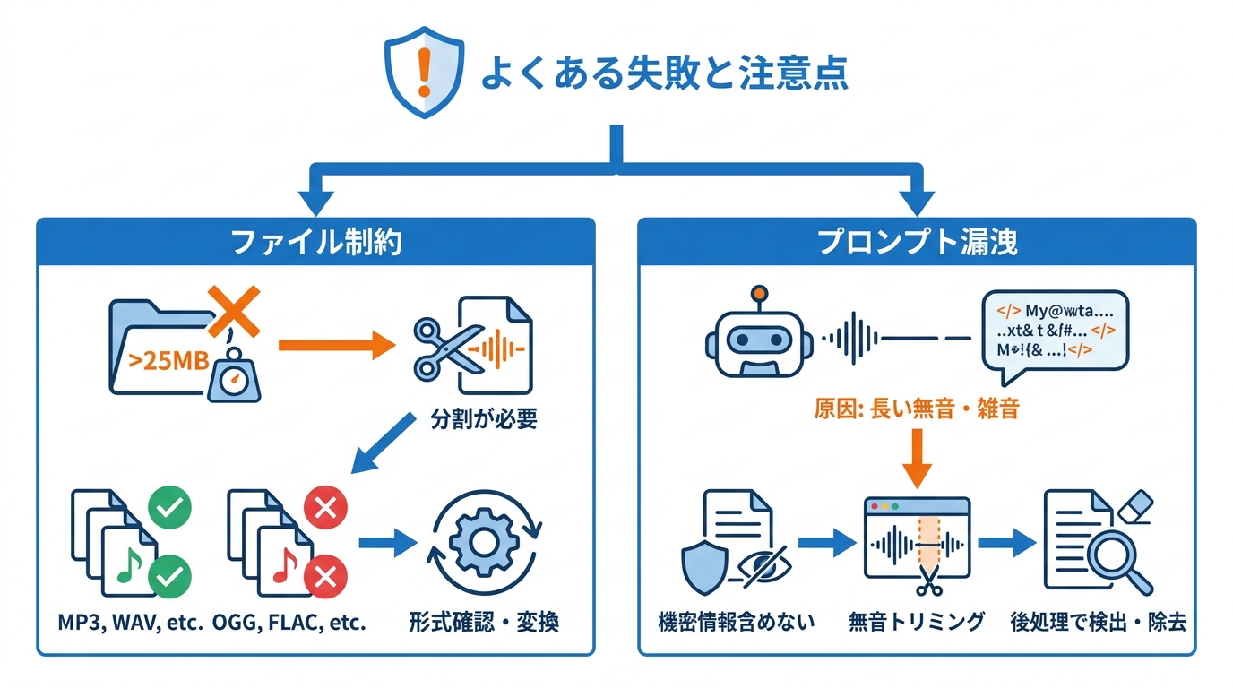 よくある失敗と注意点