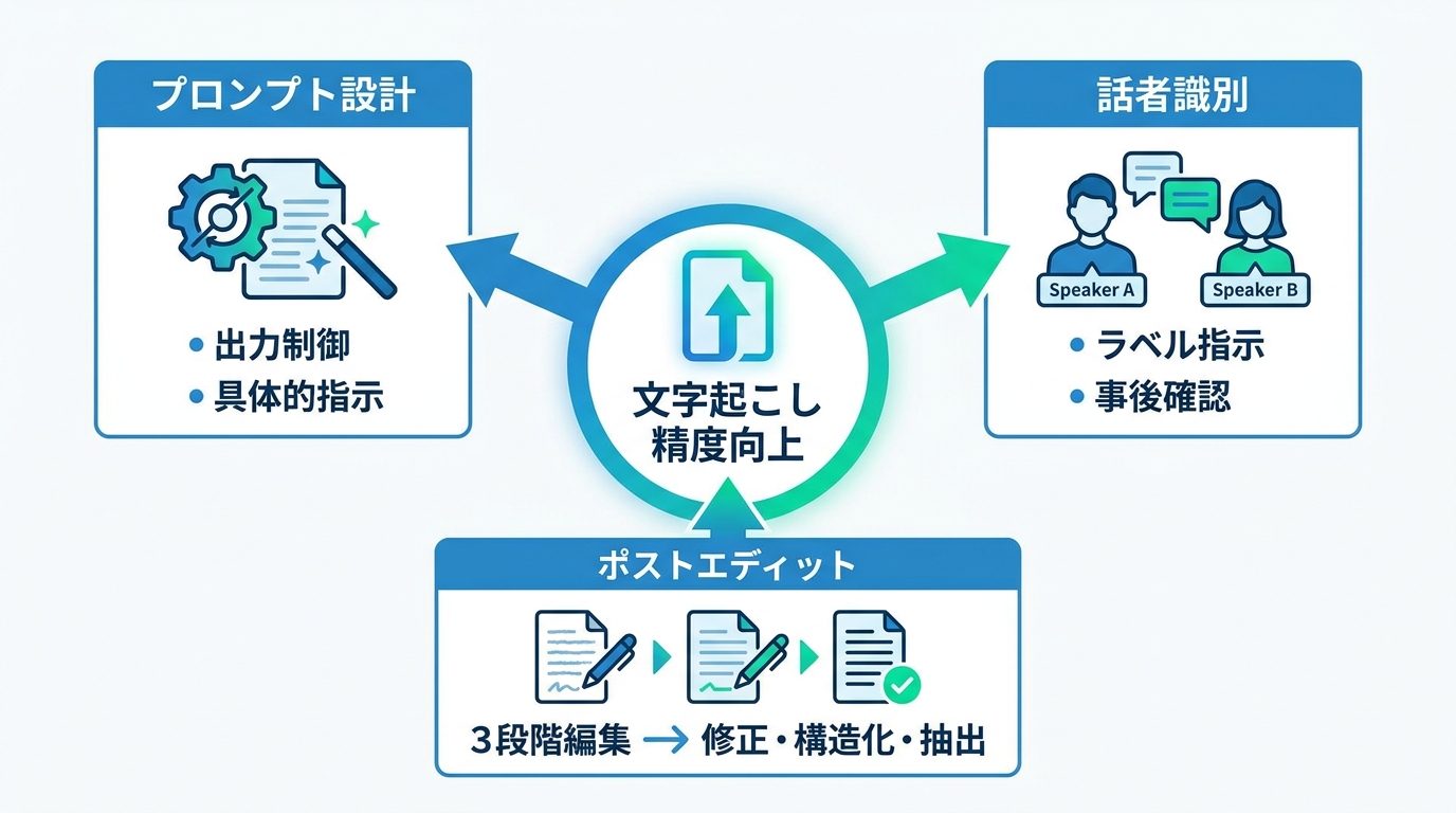 文字起こし精度を上げるコツ