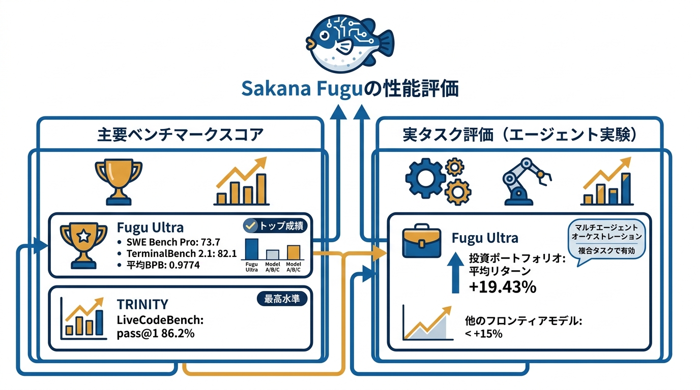 ベンチマーク性能と実タスク評価