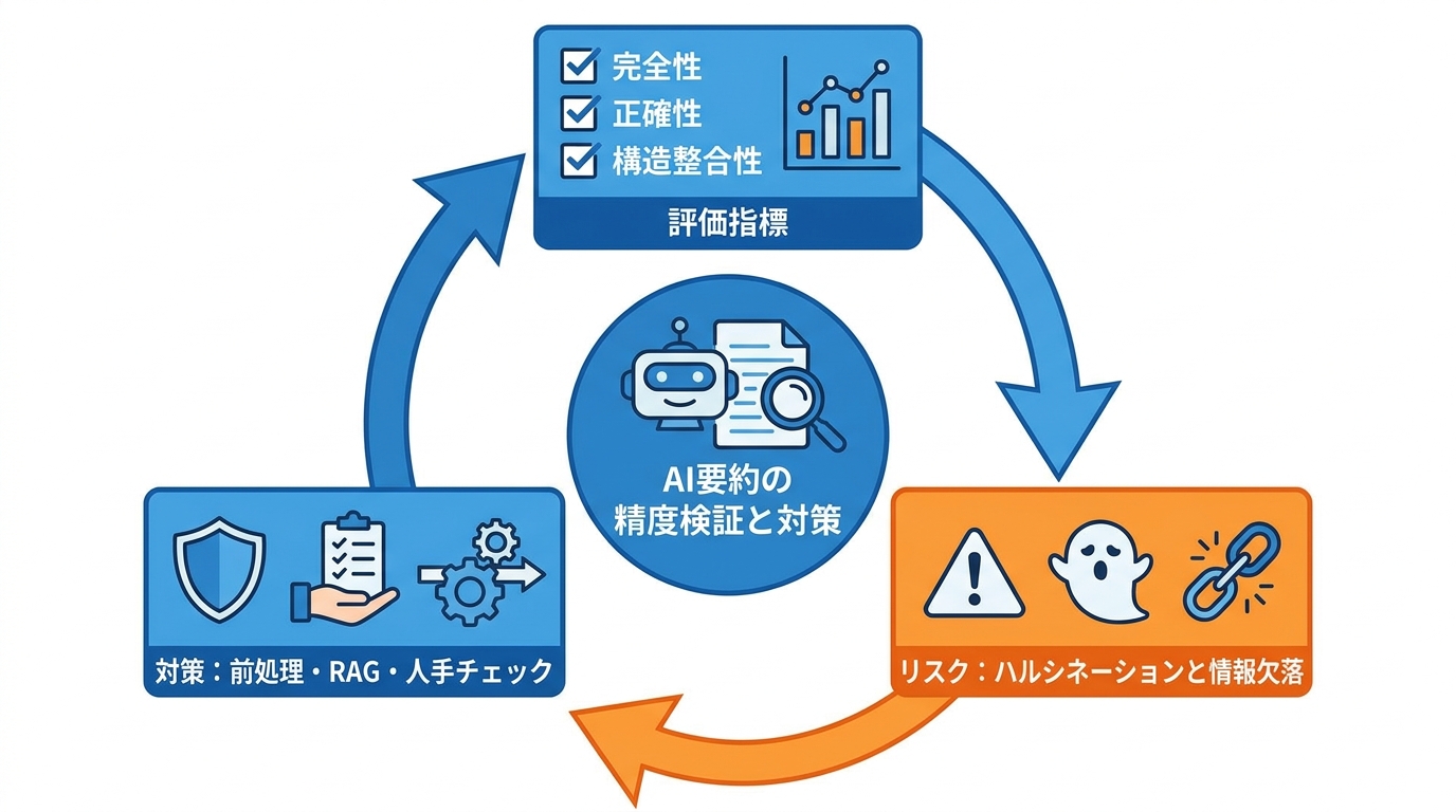 要約精度の検証と注意点