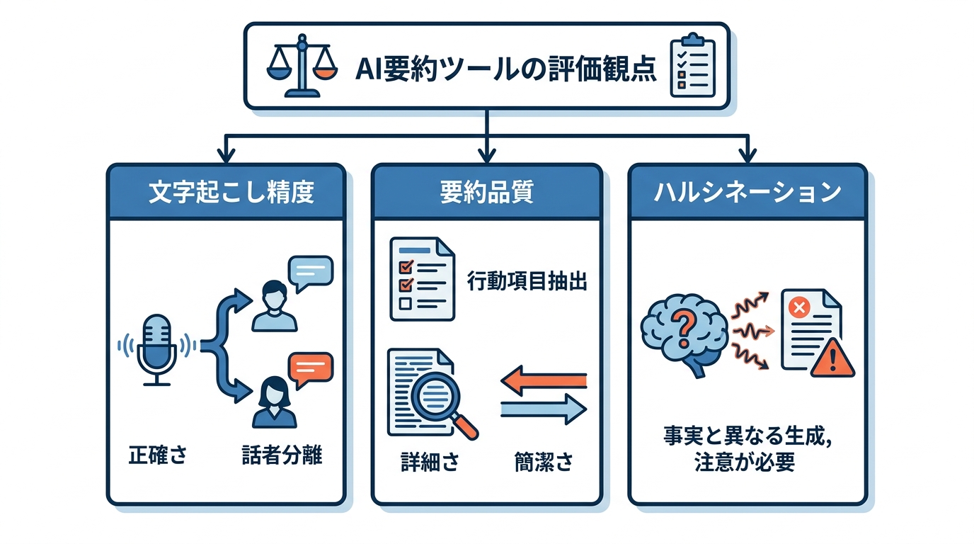 精度比較と評価の観点